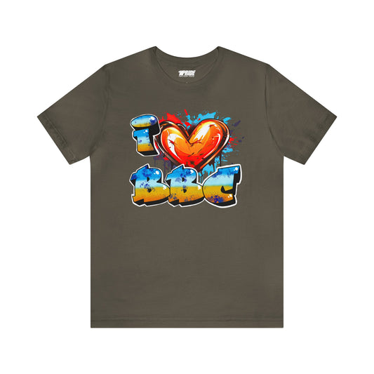 I ♥️ BeeBeeCee Parody Graphic T-Shirt