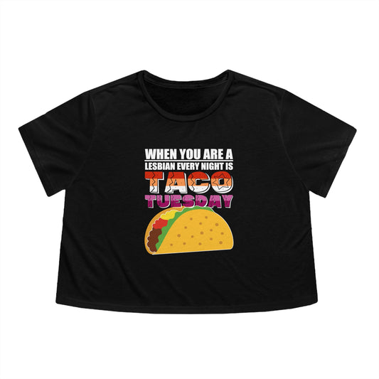 Taco Tuesday Lesbian Crop Top
