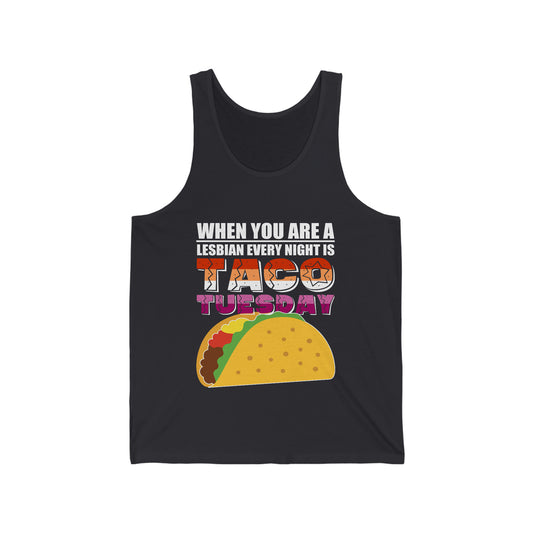 Taco Tuesday Lesbian Tank Top