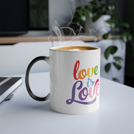 Love is Love Color Morphing Mug, 11oz