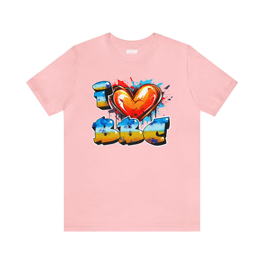 I ♥️ BeeBeeCee Parody Graphic T-Shirt