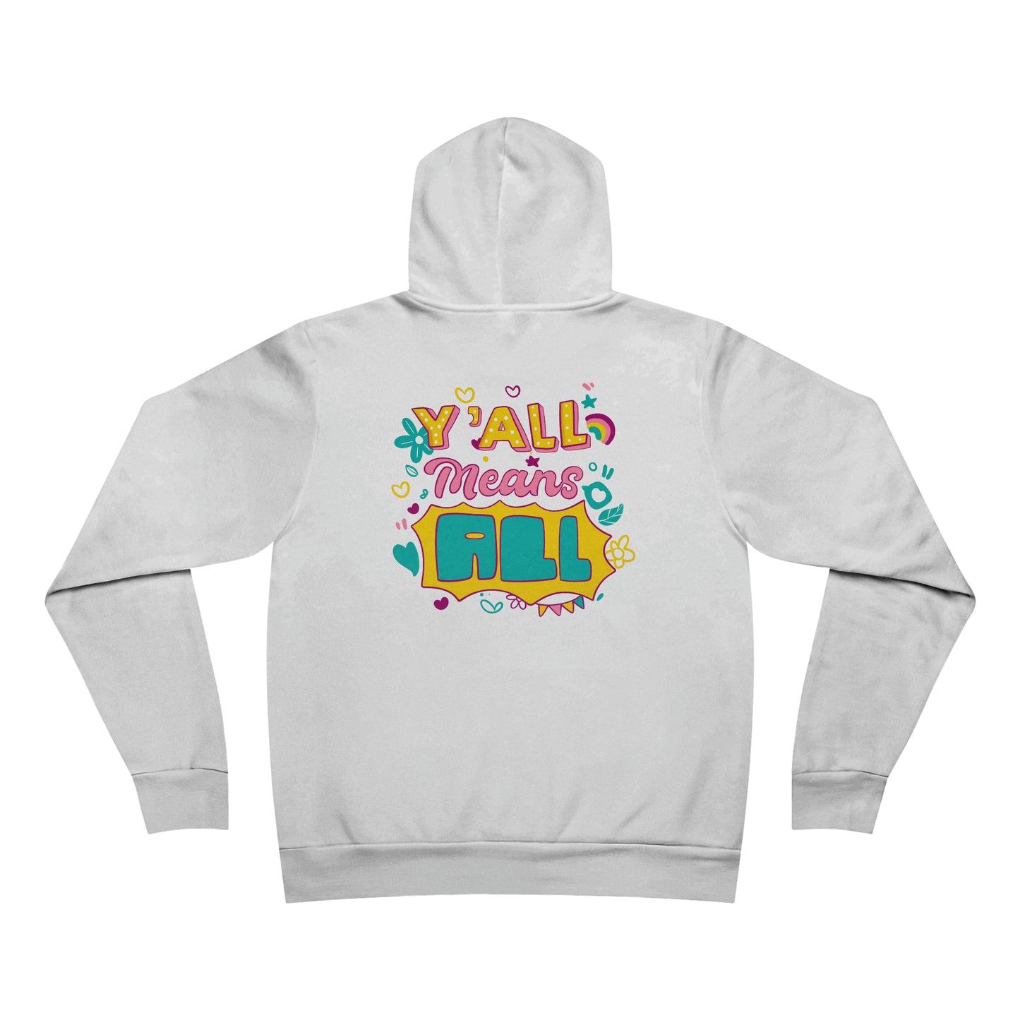 Y'all Means All Hand Drawn Hoodie