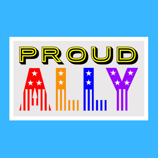 Proud Ally Stars and Stripes T-Shirt