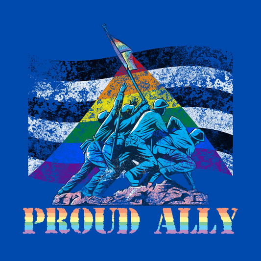 Raise the Ally Flag LGBTQ Ally T-Shirt