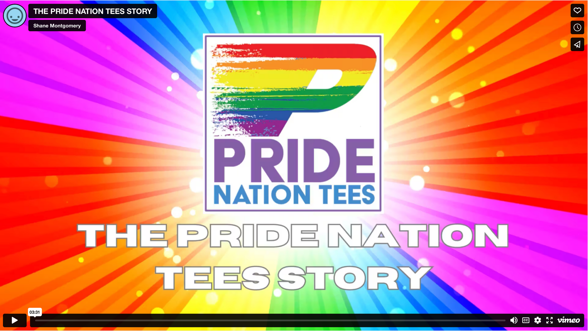 Load video: A video featuring the owner of Pride Nation Tees sharing why he started the company.